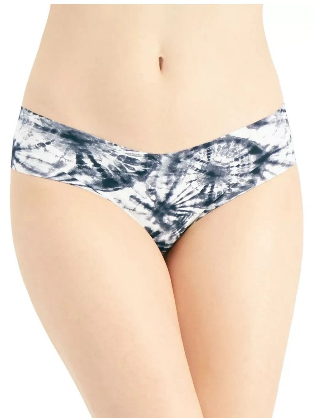 Jenni Women's No-Show Invisible Bikini Panty Underwear, Pinwheel Tiedye, Medium